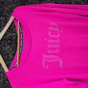 Juicy Couture Pink Long Sleeve Top